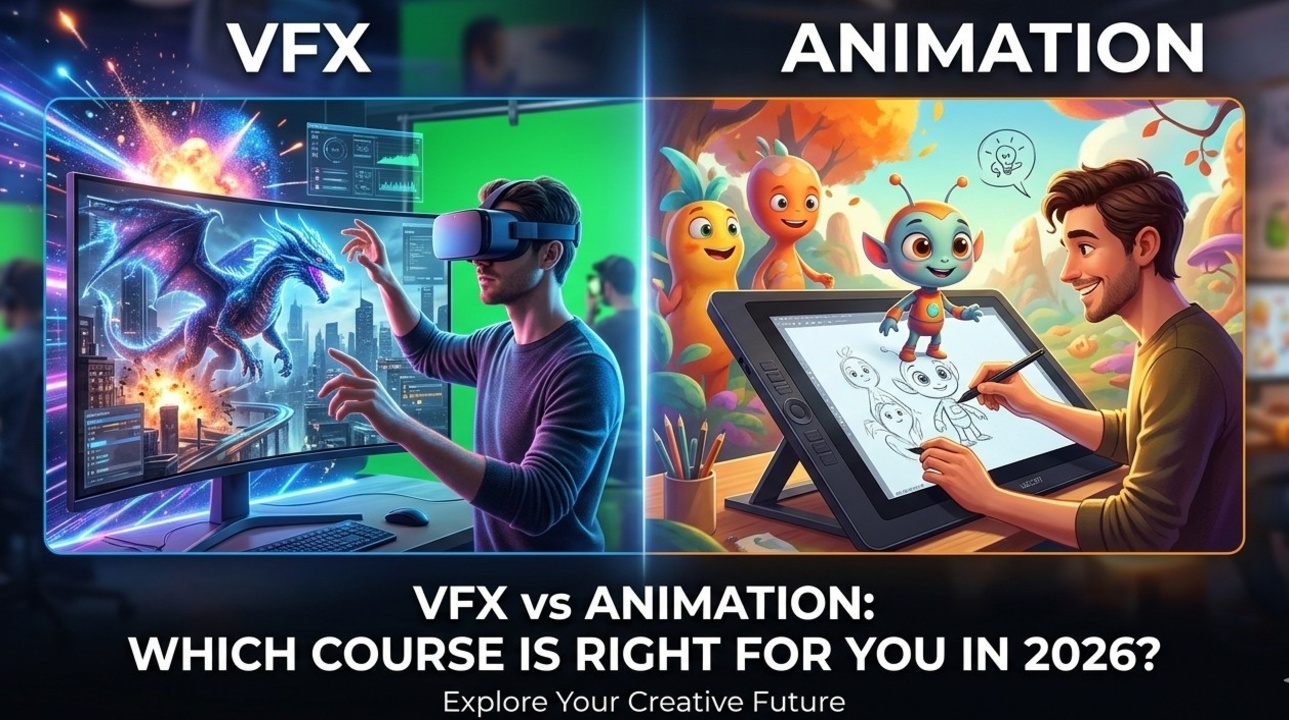 VFX vs Animation: Which Course Is Right for You in 2026?