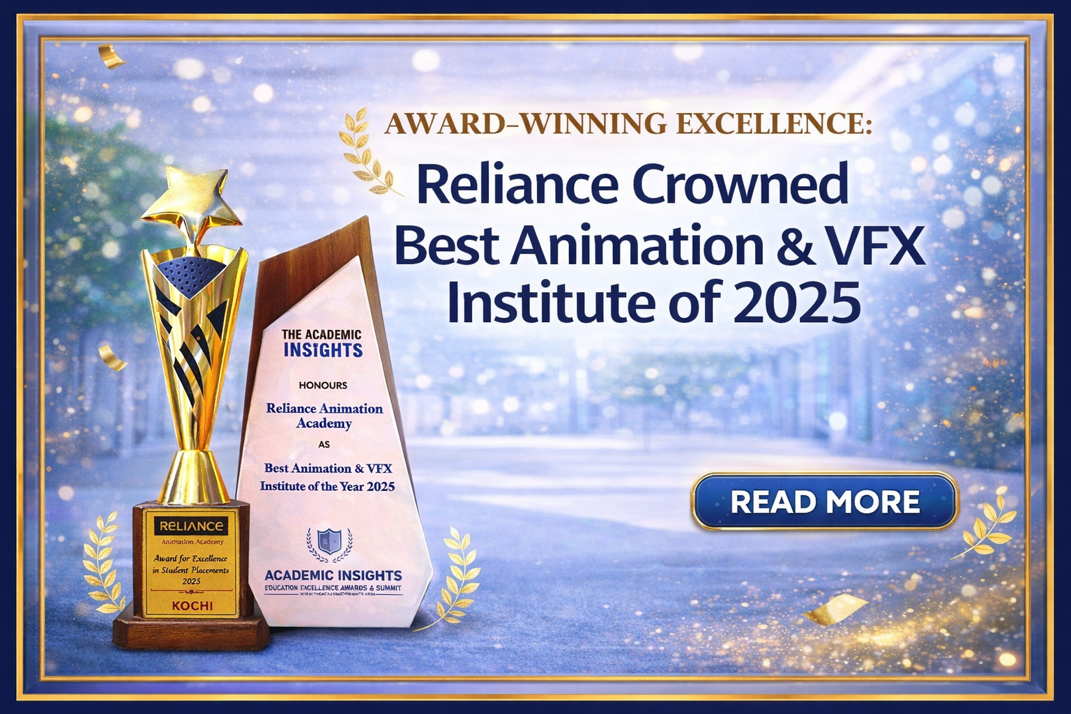Award-Winning Excellence: Reliance Crowned Best Animation & VFX Institute of 2025